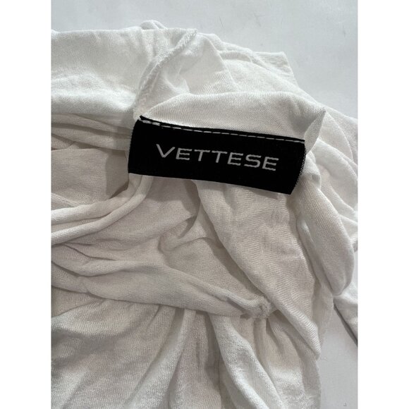 Vettese Draped Maxi Dress in White - Picture 4 of 5